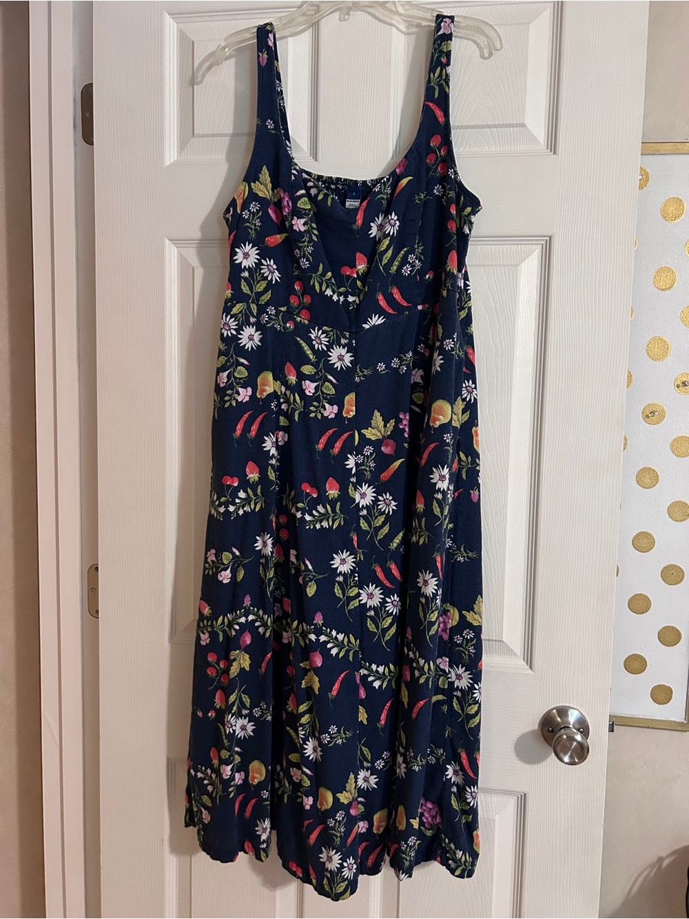Old Navy Navy Floral Summer Dress